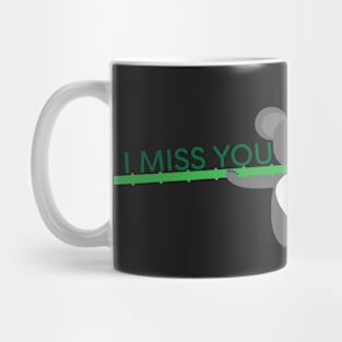 I miss you this much - cute Koala bear and text Mug